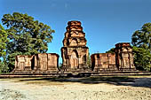 The Prasat Kravan brick towers